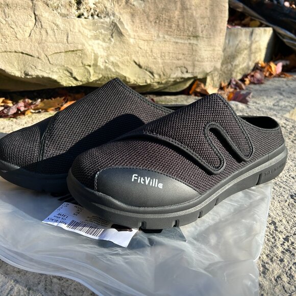 Fitville Men’s EasyTop Diabetic Shoes V5 – Size 13 - Picture 7 of 16